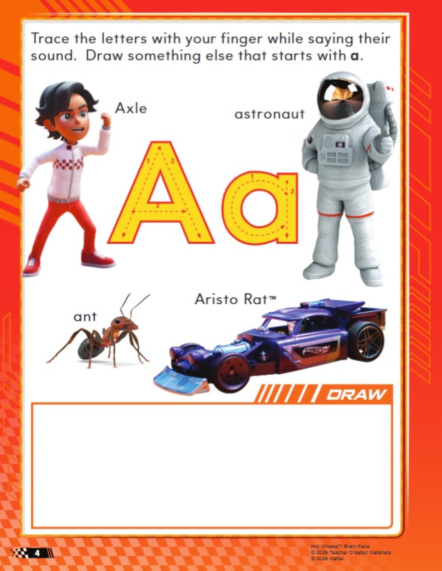 Hot Wheels Brain Race PreK Workbook - Image 5