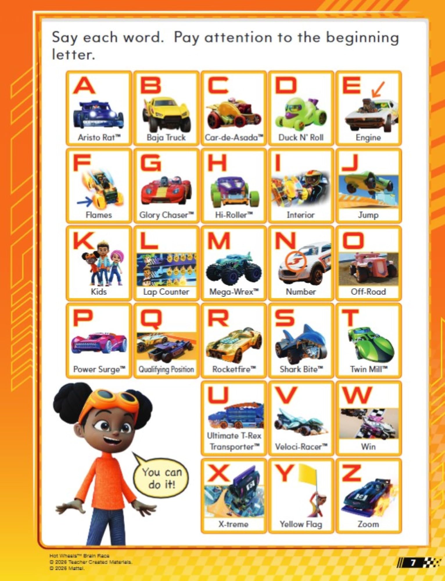 Hot Wheels Brain Race Preschool Workbook - Image 6
