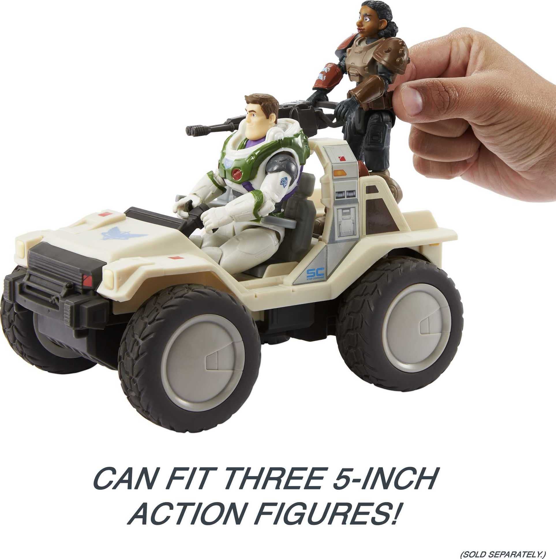 Hot Wheels Disney Pixar RC, Remote-Control Lightyear Space Commander UTV for Collectors & Kids - Image 3