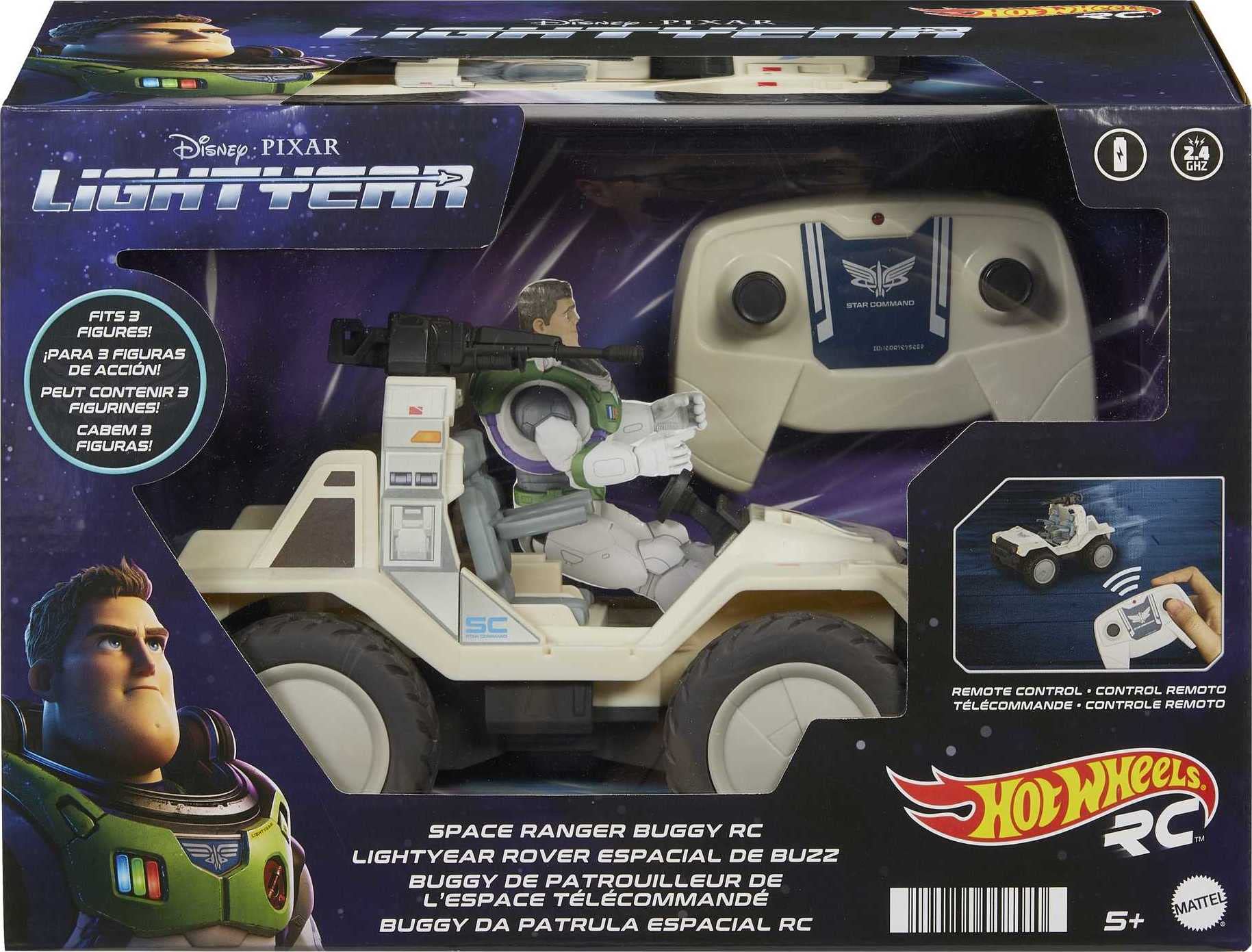 Hot Wheels Disney Pixar RC, Remote-Control Lightyear Space Commander UTV for Collectors & Kids - Image 6
