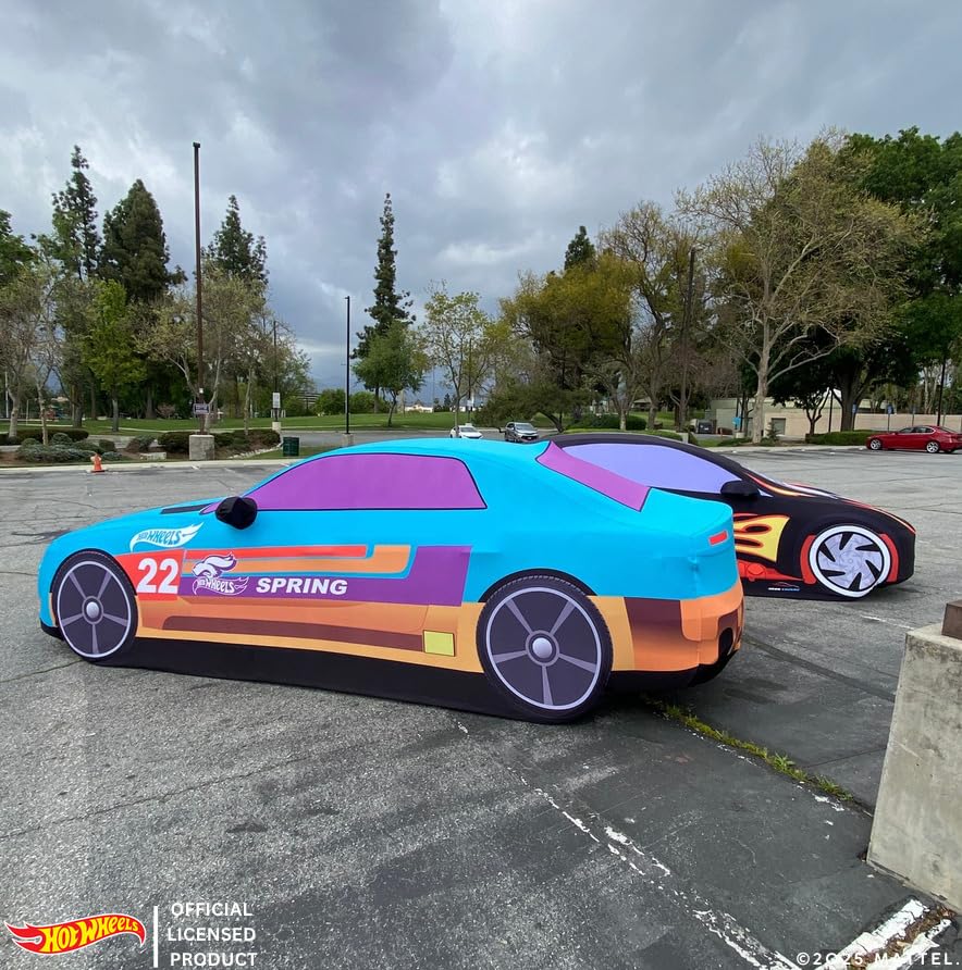 Hot Wheels I Custom Car Cover, Made-to-Order I by Hero Covers I Custom Made to fit Your Vehicle, Decorative Automotive Protection Cover I Outdoor and Indoor Car Cover with Carrying Bag I Mad Manga - Image 3