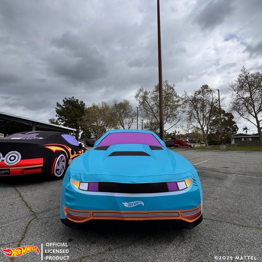 Hot Wheels I Custom Car Cover, Made-to-Order I by Hero Covers I Custom Made to fit Your Vehicle, Decorative Automotive Protection Cover I Outdoor and Indoor Car Cover with Carrying Bag I Mad Manga - Image 4