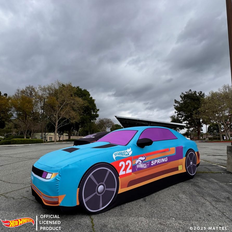 Hot Wheels I Custom Car Cover, Made-to-Order I by Hero Covers I Custom Made to fit Your Vehicle, Decorative Automotive Protection Cover I Outdoor and Indoor Car Cover with Carrying Bag I Mad Manga - Image 6