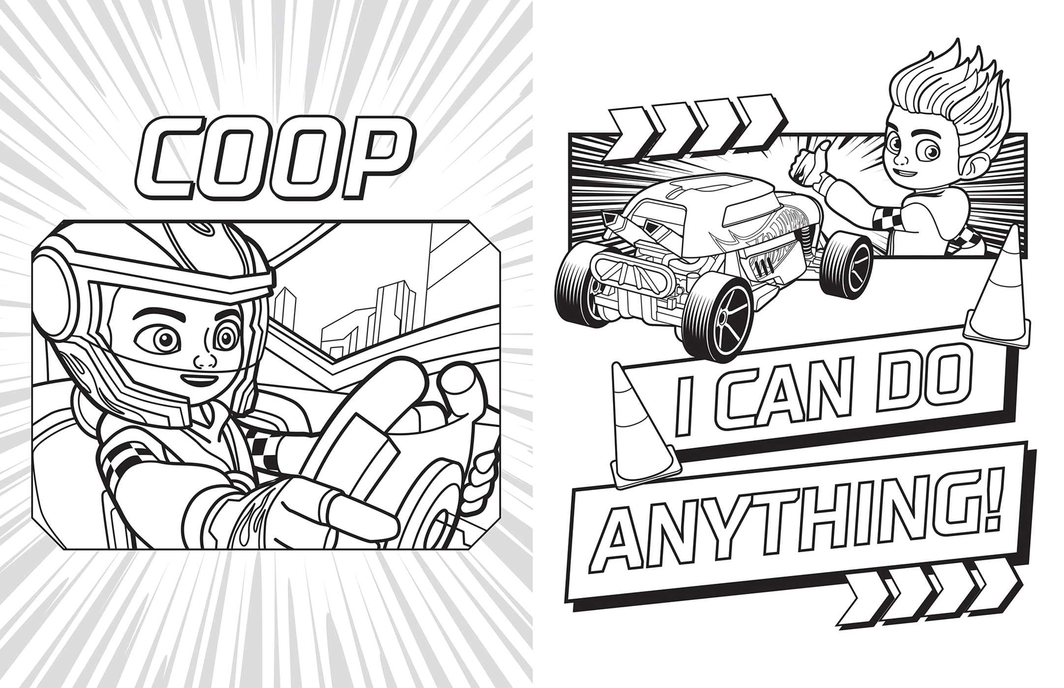 Hot Wheels: Let's Race Giant Coloring Book - Image 5
