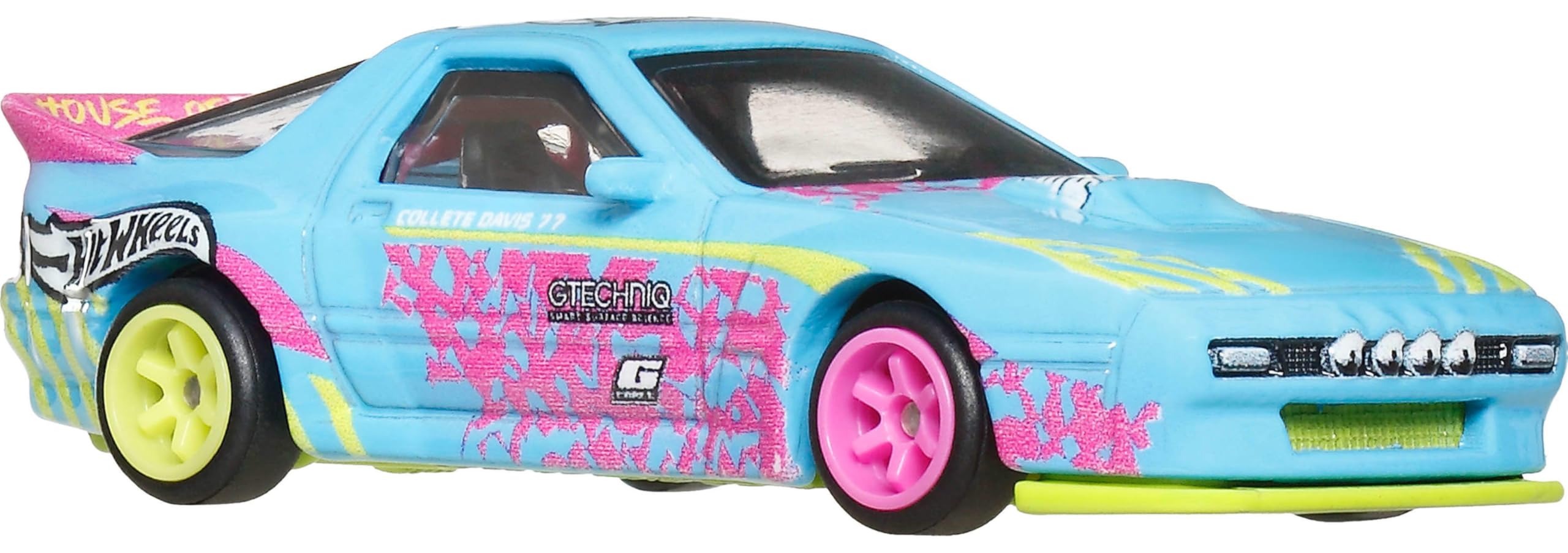 Hot Wheels Premium Car Culture Collectible Toy Car, 1:64 Scale Die-Cast Mazda RX7 FC Pandem, Silhouettes Vehicle with Real Riders Tires - Image 3