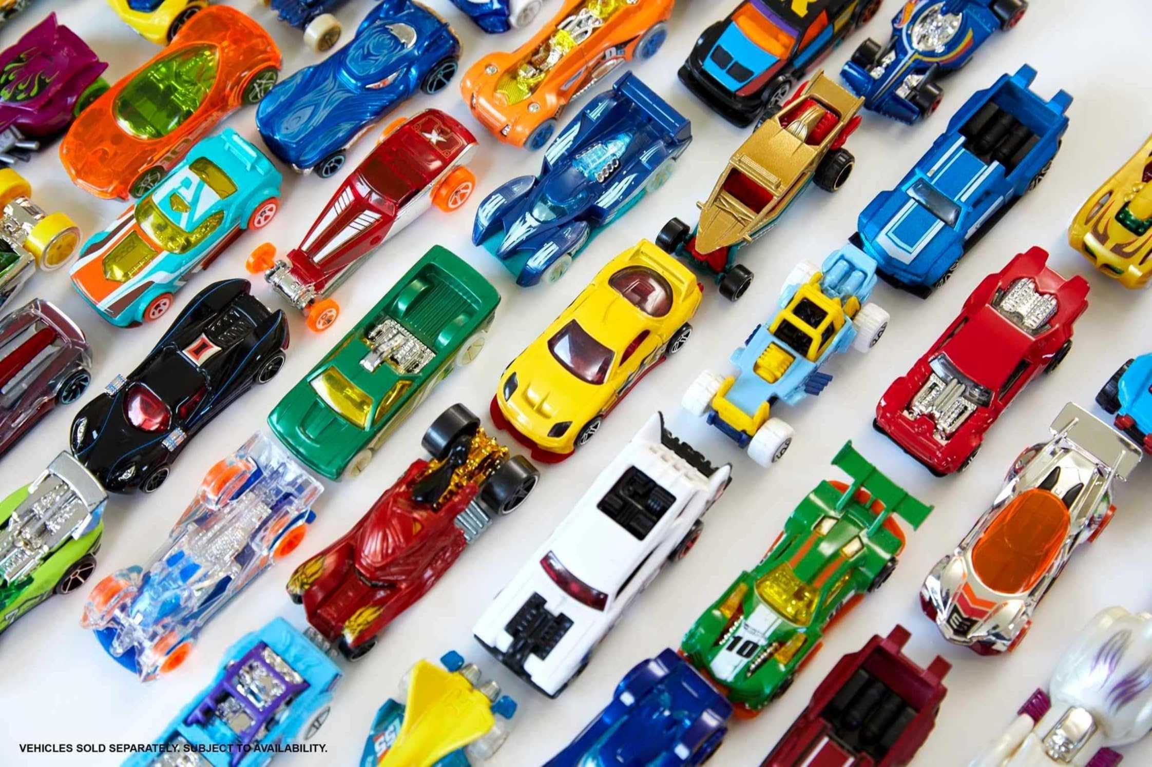 Hot Wheels Toy Cars or Trucks, Set of 72 Individually Packaged 1:64 Scale Cars, Rescue Vehicles or Trucks (Styles May Vary; May Include Duplicates) - Image 3