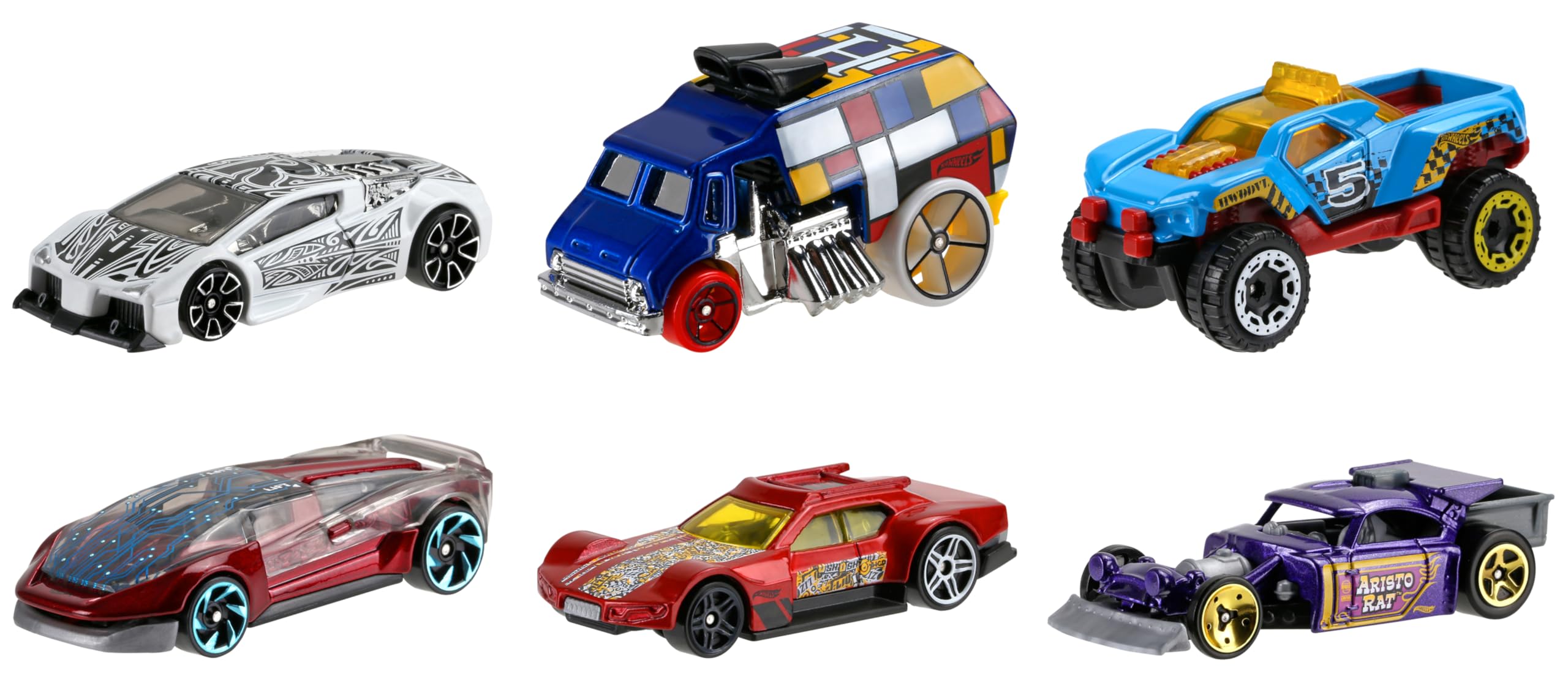 Hot Wheels Toy Cars or Trucks, Set of 72 Individually Packaged 1:64 Scale Cars, Rescue Vehicles or Trucks (Styles May Vary; May Include Duplicates) - Image 4